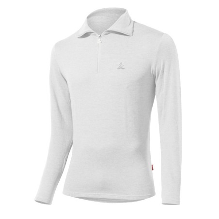 Мужская кофта Löffler Midlayer Evo Turtle Transtex белая
